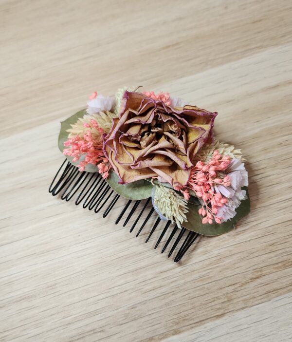 Peignes à Cheveux en Fleurs Séchées – Image 4