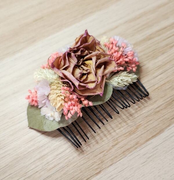 Peignes à Cheveux en Fleurs Séchées – Image 5