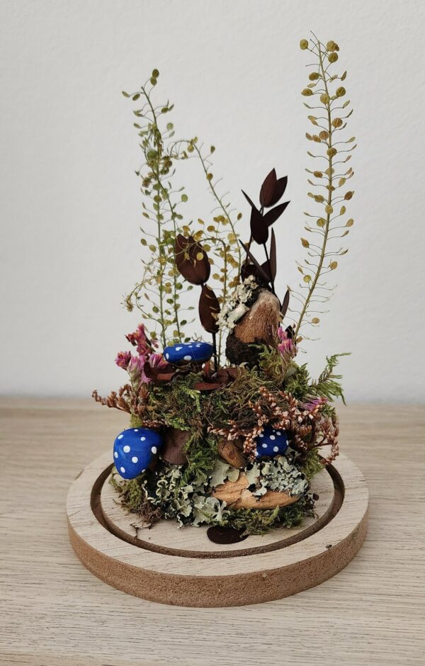 Collection de Cloches d'Automne avec Champignons Bleus – Image 5