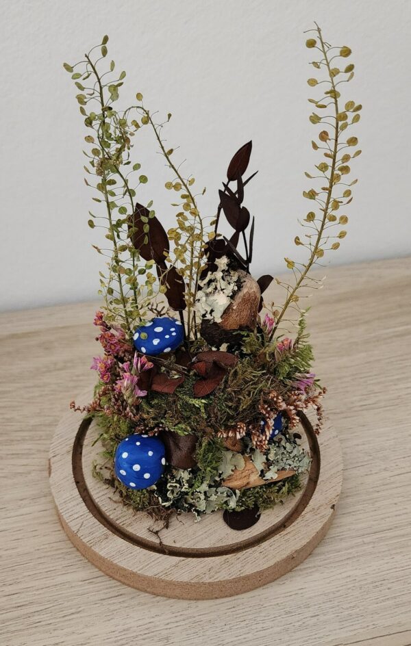 Collection de Cloches d'Automne avec Champignons Bleus – Image 4