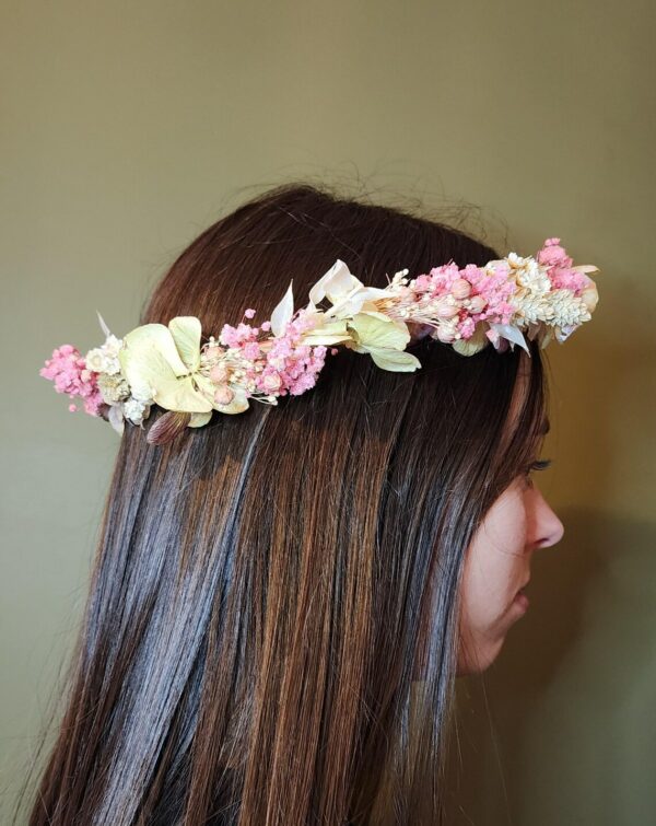 Couronnes de Cheveux en Fleurs Séchées – Image 5