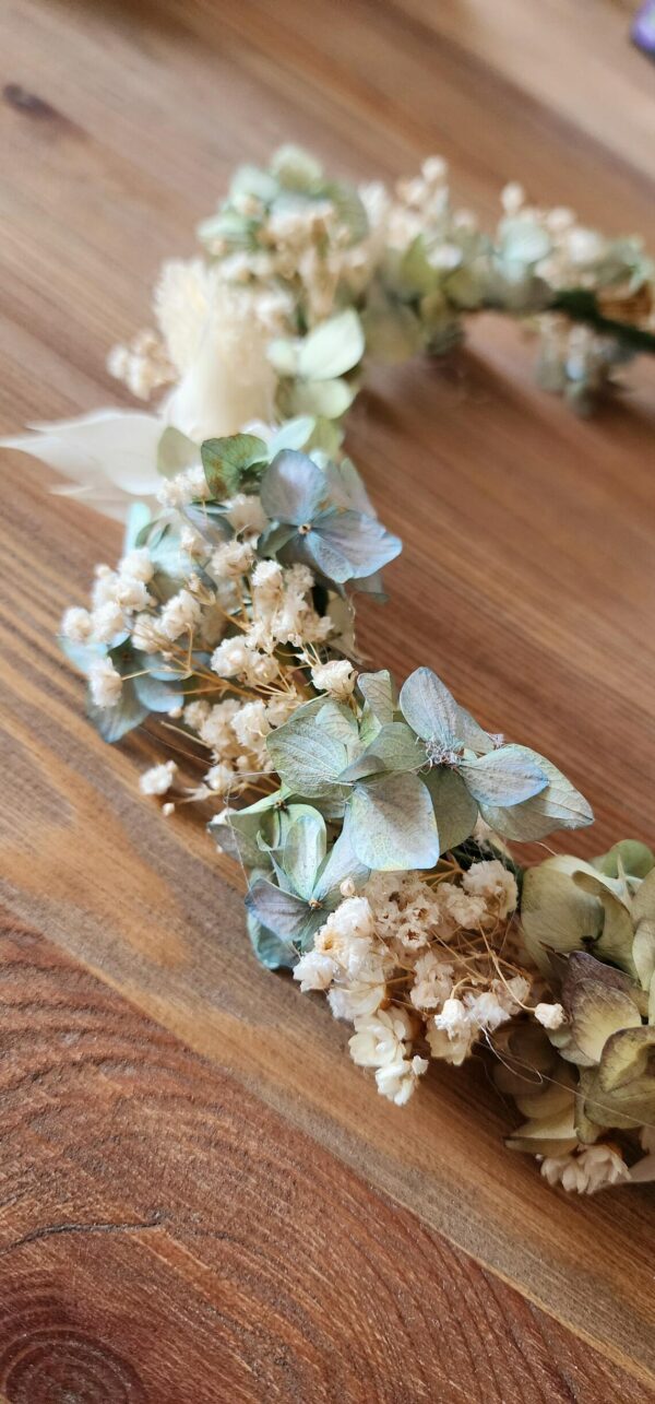 Couronnes de Cheveux en Fleurs Séchées – Image 2