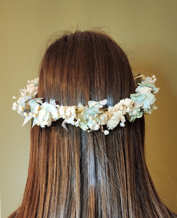 Couronnes de Cheveux en Fleurs Séchées – Image 3