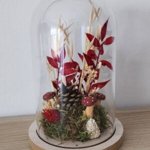 Cloche décorative – Esprit Forêt & Champignons