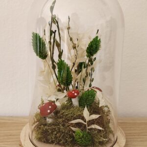 Cloche décorative – Esprit Forêt & Champignons
