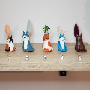 Chats Fleuris – Décoration en fleurs séchées