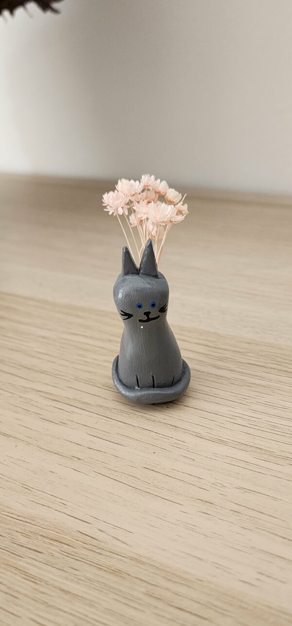 Chats Fleuris S – Décorations florales artisanales – Image 5