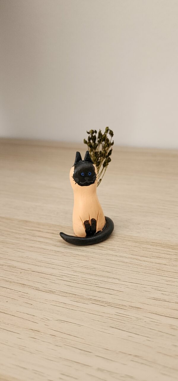 Chats Fleuris S – Décorations florales artisanales – Image 2