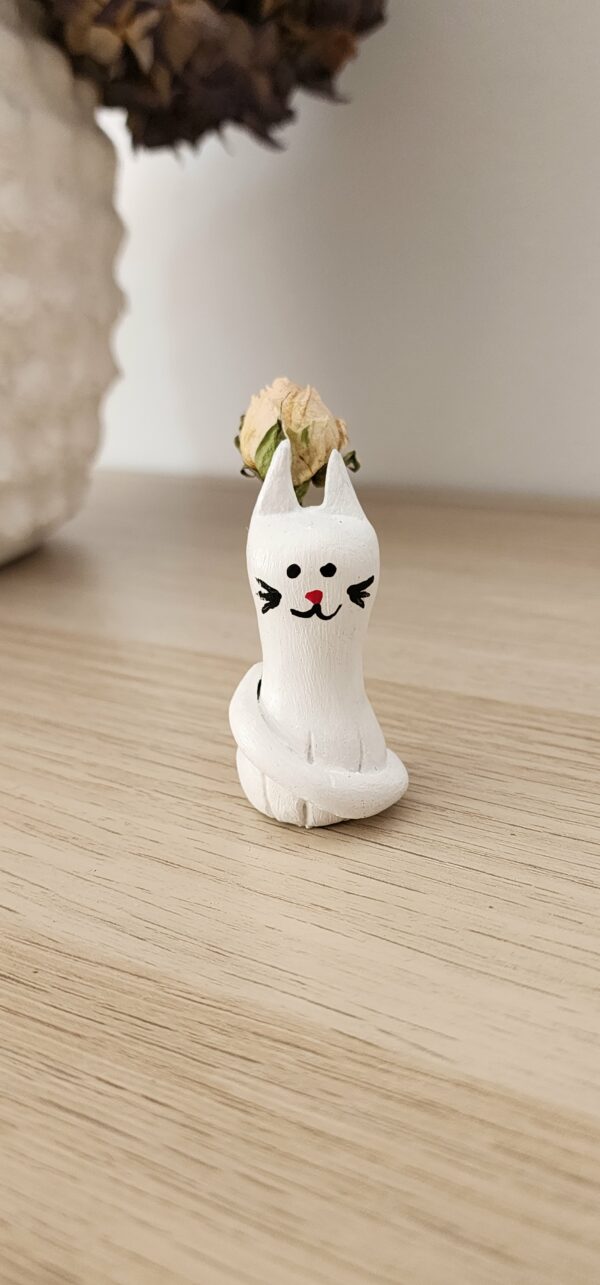 Chats Fleuris M – Objets déco en fleurs séchées – Image 10