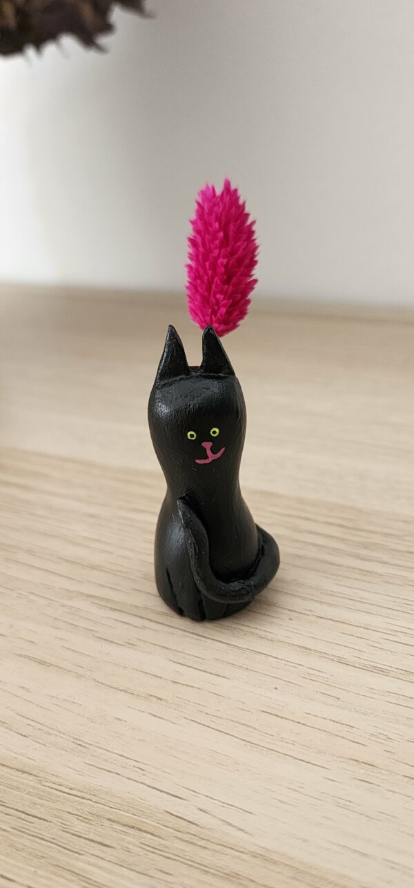 Chats Fleuris M – Objets déco en fleurs séchées – Image 2